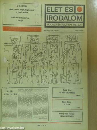 Élet és Irodalom 1973. (nem teljes évfolyam)