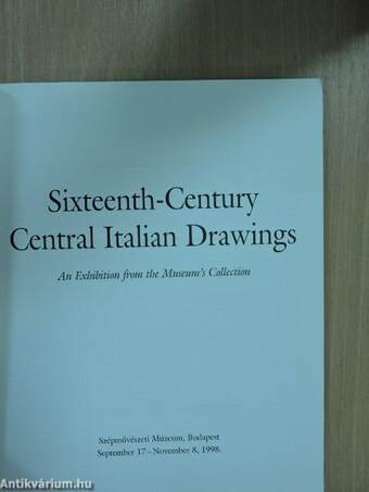 Sixteenth-Century Central Italian Drawings