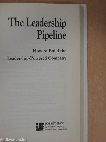 The Leadership Pipeline