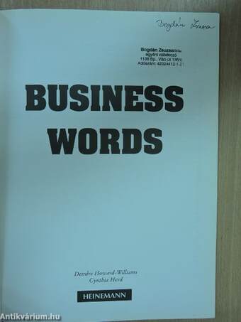 Business Words