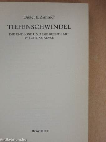 Tiefenschwindel