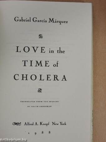 Love in the Time of Cholera