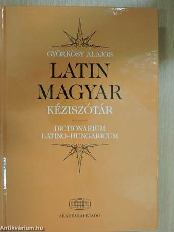 Latin-magyar kéziszótár