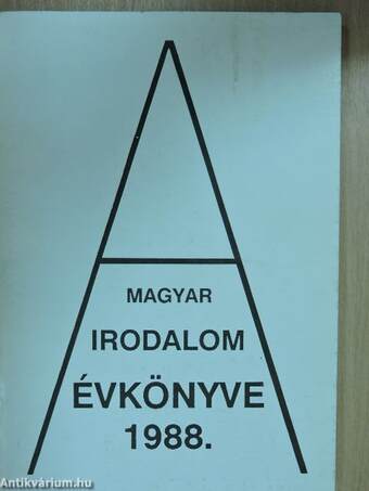 A Magyar Irodalom Évkönyve 1988