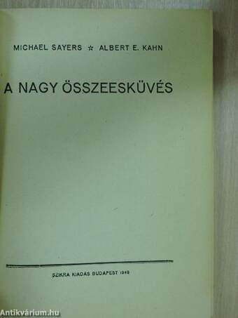 A nagy összeesküvés