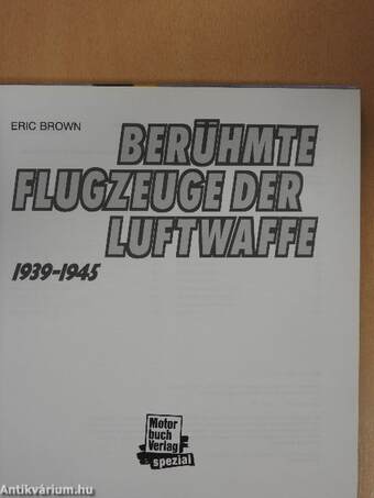 Berühmte Flugzeuge der Luftwaffe