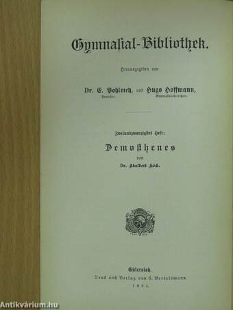 Demosthenes (gótbetűs)