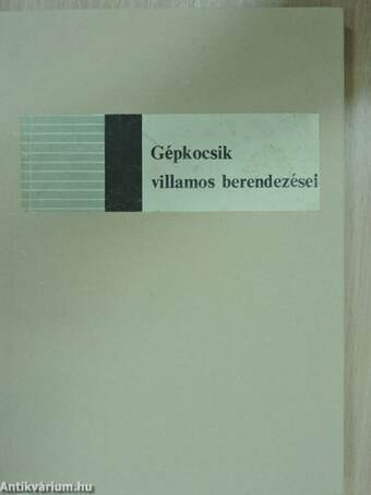 Gépkocsik villamos berendezései