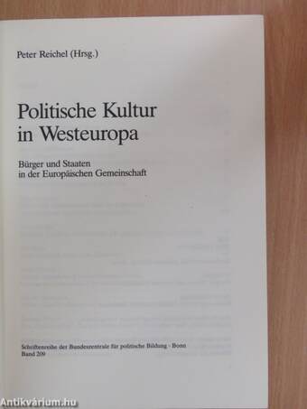 Politische Kultur in Westeuropa