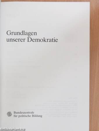 Grundlagen unserer Demokratie