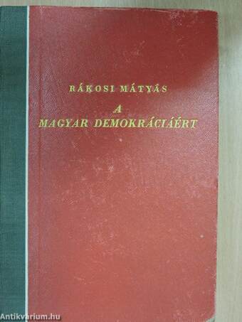 A magyar demokráciáért