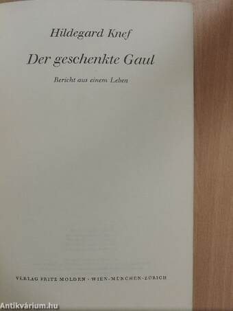 Der geschenkte Gaul