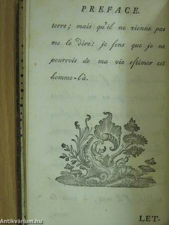 Lettres de deux amans, habitans d'une petite ville au pied des alpes I-II. (töredék)