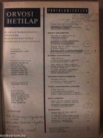 Orvosi Hetilap 1975. II. félév