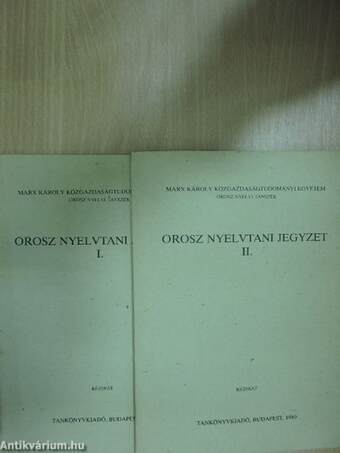 Orosz nyelvtani jegyzet I-II.