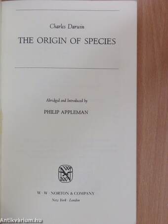 The Origin of Species