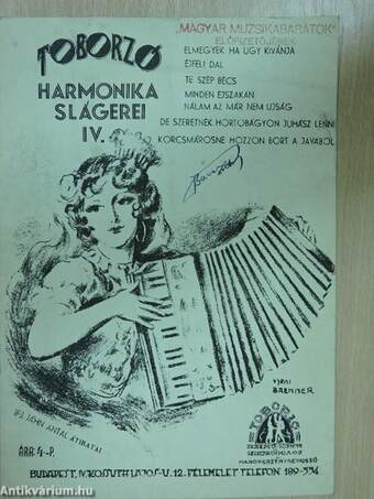 Toborzó harmonika slágerei IV.