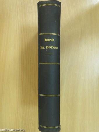 Memoriale sacrorum exercitiorum/Manuale sacerdotum in sacra solitudine, seu meditationes, considerationes, instructiones etc.
