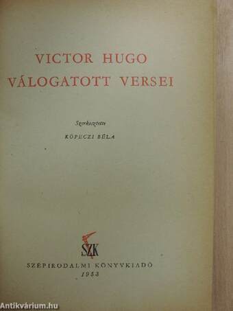 Victor Hugo válogatott versei