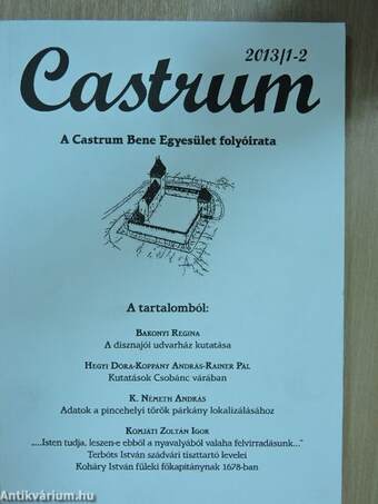 Castrum 2013/1-2.