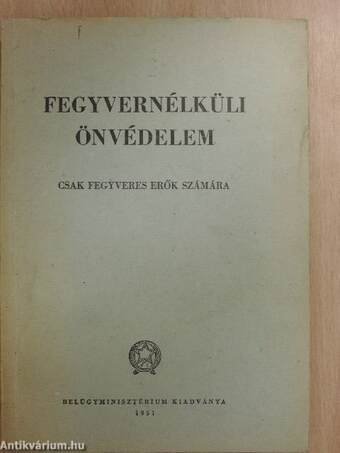 Fegyvernélküli önvédelem