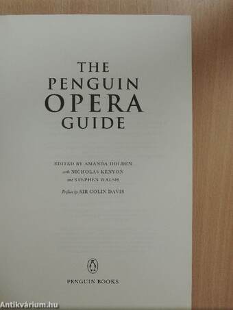 The Penguin Opera Guide