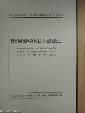 Rembrandt-Bibel Neues Testament I.