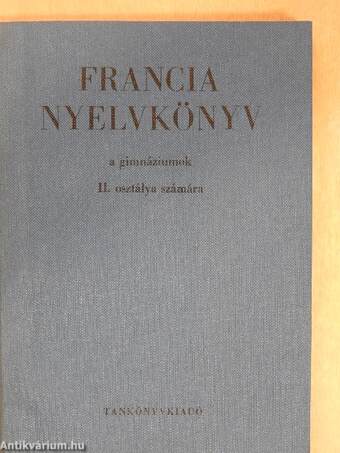 Francia nyelvkönyv II.