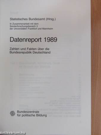 Datenreport 1989