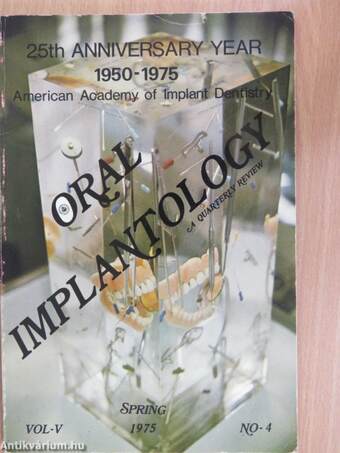 Oral Implantology Spring 1975