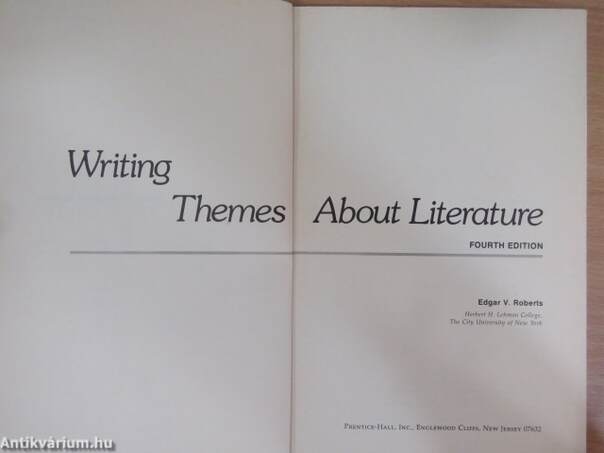 Writing Themes About Literature