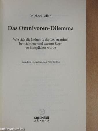 Das Omnivoren-Dilemma