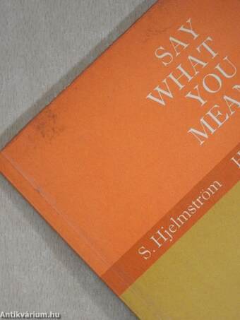 Say What You Mean 2. - Student's Book