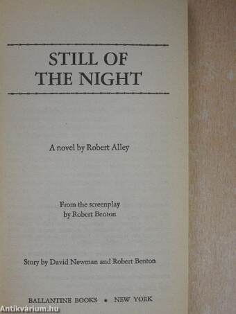 Still of the Night