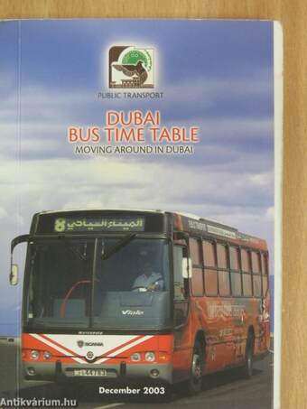 Dubai Bus Time Table December 2003