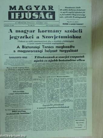 Magyar Ifjúság 1956. november 3.