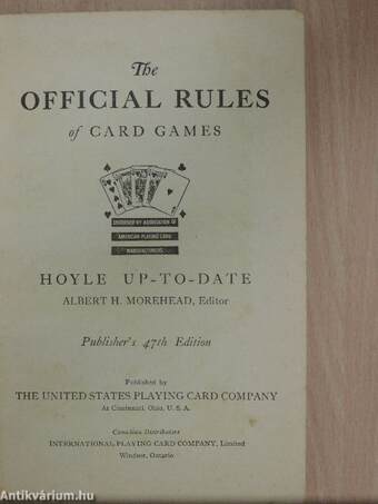 The Official Rules of Card Games