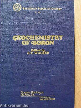 Geochemistry of boron