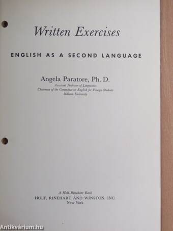 Written Exercises