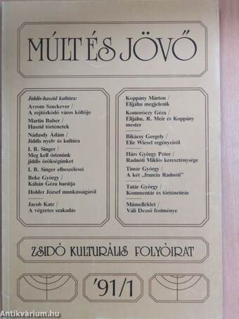 Múlt és Jövő 1991/1.