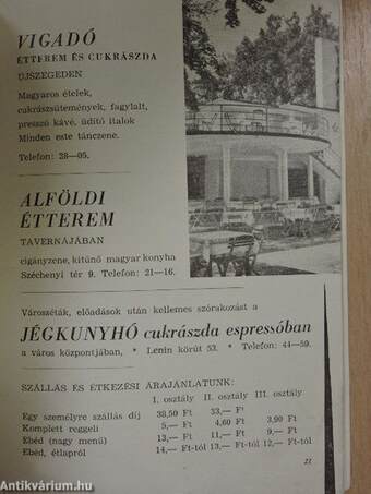 Szabadtéri Játékok Szeged 1959.