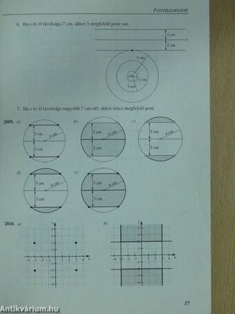 Matematika megoldások II. (töredék)