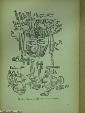 A motorkerékpár szerkezete és kezelése (Mikli Ferenc könyvtárából)