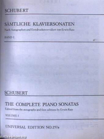 Sämtliche Klaviersonaten I-II./The Complete Piano Sonatas I-II.