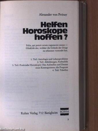 Helfen Horoskope hoffen?