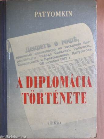 A diplomácia története 1919-1939