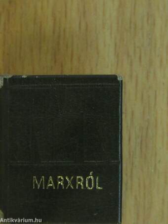 Marxról (mikrokönyv) (számozott)