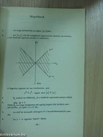 Matematika példatár V.