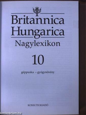 Britannica Hungarica Nagylexikon 10.