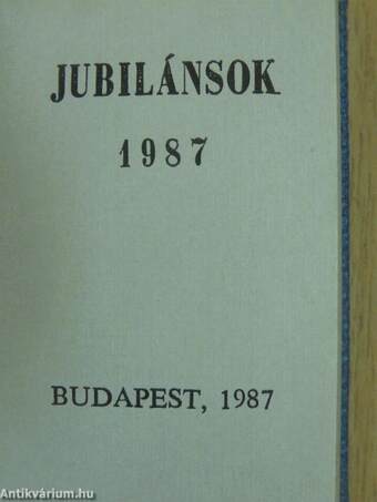 Jubilánsok 1987 (minikönyv)